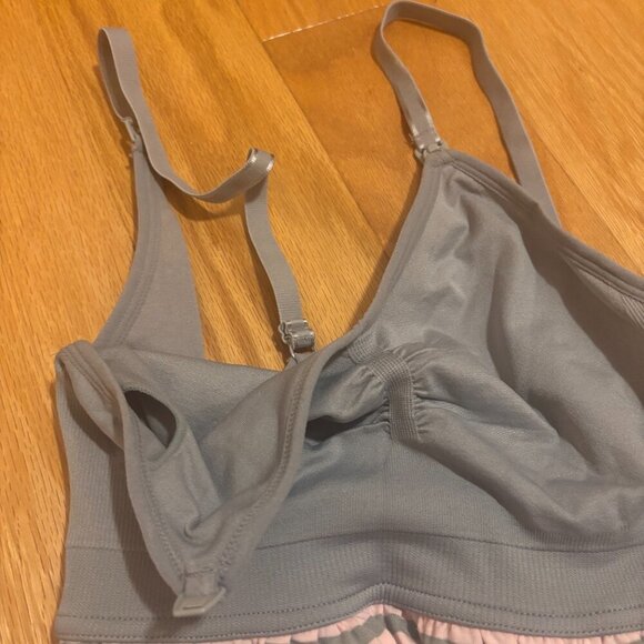 Motherhood Women's Maternity Dress Sleeveless Gray Pink Size Small - Picture 6 of 8